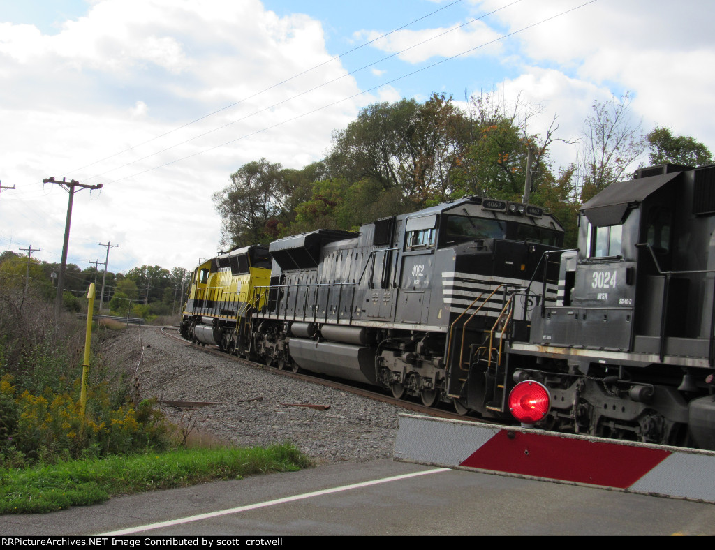 The lead locomotives